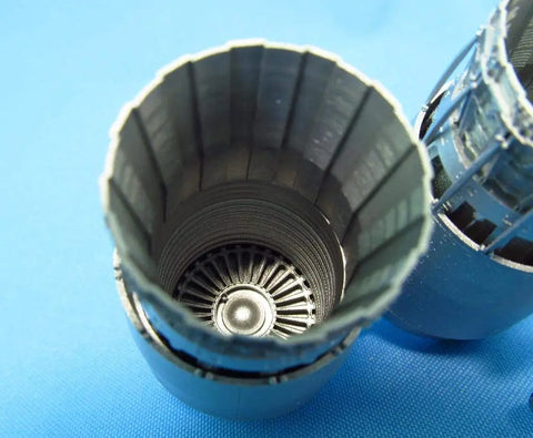B-1B Lancer Jet Nozzle Detail Set For One Forty-Eight Scale Aircraft Resin Kit With Twenty Six Parts Upgrade MDR4835 exhaust view
