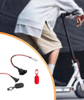 Electric Scooter Charging Port Cover With Silicone Sleeve And Connector Wire Durable Rainproof Protector Easy To Use Replacement Charging Port Accessory
