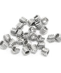 Sturdy 25 Pack 1/4-20 Hex Socket Grub Screws Set In 304 Stainless Steel, Full Thread, Cone Point, for machinery and DIY