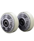 5 Kg Hollow Shaft Magnetic Powder Brake With Clutch 50 N m Heavy Duty High Torque Industrial Brake dual units front view