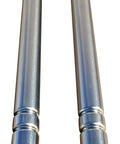 Grooved Conveyor Rollers 2 Pack Workhorse 1.9 Inch Diameter 21 Inch Between Frame Wide Groove Design Heavy Duty Gravity Rollers
