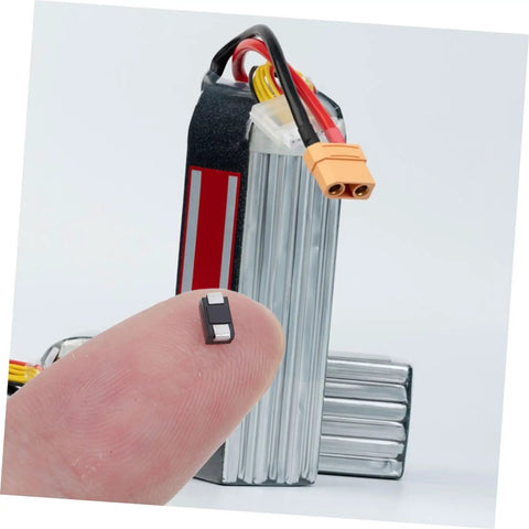 Hella Reliable 100 Piece SMD Rectifier Diode Pack Built Tough For High Voltage Circuits Rock Solid Replacement Parts For Automotive Power Supplies And Industrial Jobs, showing finger holding a small diode next to a large heat sink.