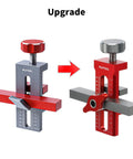 2 In 1 Cabinet Door Mounting Jig For Frameless Cabinets, Adjustable Aluminum Alloy Hardware Jig With Storage Bag, upgrade model