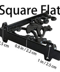 Heavy Duty Cast Iron Shelf Brackets 12 Inch Vintage Bird And Vine Decorative Corbels 4 Pack wall support brace, detailed dimensions shown.