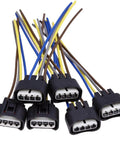 Toyota Lexus Ignition Coil Connector Plug Harness Replacement Four Way Female Pack Of 6 For 90980 11885 Compatible With Dorman 645 940