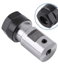 Heavy Duty Precision Collet Chuck With 5mm Steel Motor Extension Fits ER11 Tooling For Milling Machining Tasks close-up view.