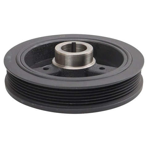 Close-up of Harmonic Balancer Crankshaft Pulley For Ford 4.6L V8 Engine Premium Replacement Part With Easy Install Durable Steel