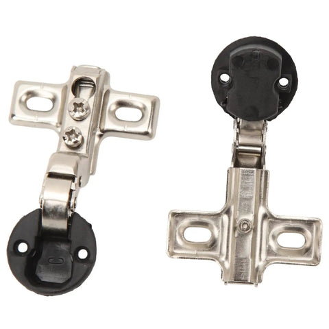 Fifty Pack Half Inch Overlay Concealed Cabinet Hinges With Self Closing Soft Close Damper For Glass Cabinets And Bookcase Doors Ideal For Kitchen Cabinets Offices And Display Units Pro Grade Easy Install Durable Steel Construction