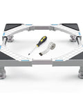 Mobile Base Stand With Four Strong Feet For Fridge And Washer Adjustable Refrigerator Stand For Large Or Mini Fridge