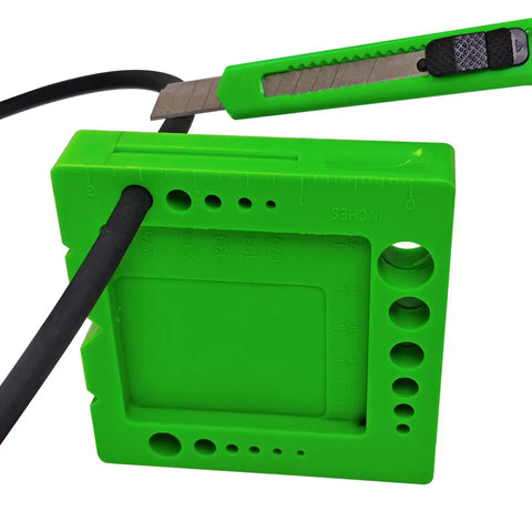 All In One O Ring Splicing Kit With 70A Nitrile Black O Rings, SAE And Metric Sizes, cutting tool and gauge for precise measurements