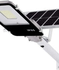 JUDYSSY 100W Solar Street Light, High Brightness Led Flood Lights 6000 Lumens with remote control and solar panel