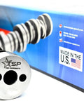 Stage Two Cam And Spring Kit For Gm Ls Engines Featuring.660 Lift Dual Valves Steel Retainers Hardened Pushrods close-up with packaging.