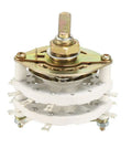 Band Selector Rotary Switch 4 Pole 3 Position 2 Deck 16 Pin for radio, TV, and industrial control panels