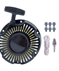 Pull Start Recoil Starter With Spark Plug For 97cc 2.8HP Mini Bikes And Go Karts Fits CK100-S CT100U CC100X SK100 MM-B80