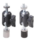 Premium Aluminum Alloy Miniature Ball Head With 1/4 Inch Female To Female Connector Offering 360 Degree Rotation And Super Smooth Swivel for tripod mounts.