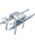 Job Site Ready Cable Threading Aid For Electricians Heavy Duty Steel Wire Pulling Pulley with anti-slip grip and sturdy design.