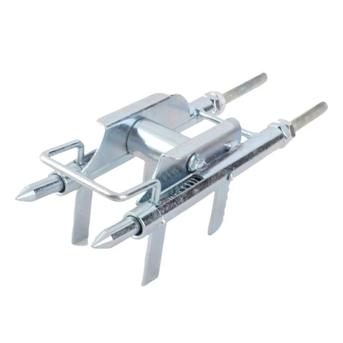 Job Site Ready Cable Threading Aid For Electricians Heavy Duty Steel Wire Pulling Pulley with anti-slip grip and sturdy design.