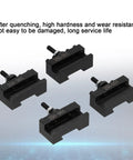 Four Piece Tool Post Holder Set For Turning Facing And Boring Projects High Speed Steel CNC Fixture Model 250001