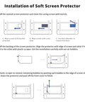Installation guide for Five Pack Screen Protector For Anycubic Photon Mono 4 And Ultra Resin 3D Printers Ultra Clear Film.