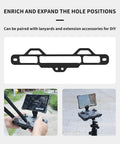 Aluminum One Quarter Inch Tough Built Screw Port Tripod Mount Neck Lanyard Hanger Bracket Adapter For Mavic 4 Pro RC Pro 2 with remote setup.