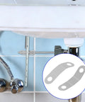 10 Pack Stainless Steel Pop Up Clevis Clips For Sink Stopper Linkage Mount Tub Drain Assembly Replacement Clips on sink linkage