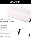 Hands Free Under Cabinet Foot Pull Toe Opener No Touch For Kitchen Trash Cabinets And Drawers Aluminum Alloy Four And Three Quarters Inch dimensions
