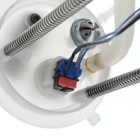Close-up of Chevy Silverado And GMC Sierra Fuel Pump Assembly With Pressure Sensor Sending Unit For 1999 Through 2004 Engines