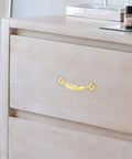 Dresser with Vintage Zinc Alloy Cabinet Pull Handles 10 Pack For Wardrobes And Drawers Rustic Metal Cupboard Pulls