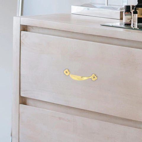 Dresser with Vintage Zinc Alloy Cabinet Pull Handles 10 Pack For Wardrobes And Drawers Rustic Metal Cupboard Pulls