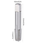2 Pack HSS Thread Taps 1 8 28 High Hardness Metalworking Tools For Repair And Threading In Iron Steel Aluminum And Carbon Materials Durable Abrasion Resistant Heavy Duty Pro Grade Set For Industrial Grade Fast Cut. HSS tap, 5.5cm long, 1/8-28 size