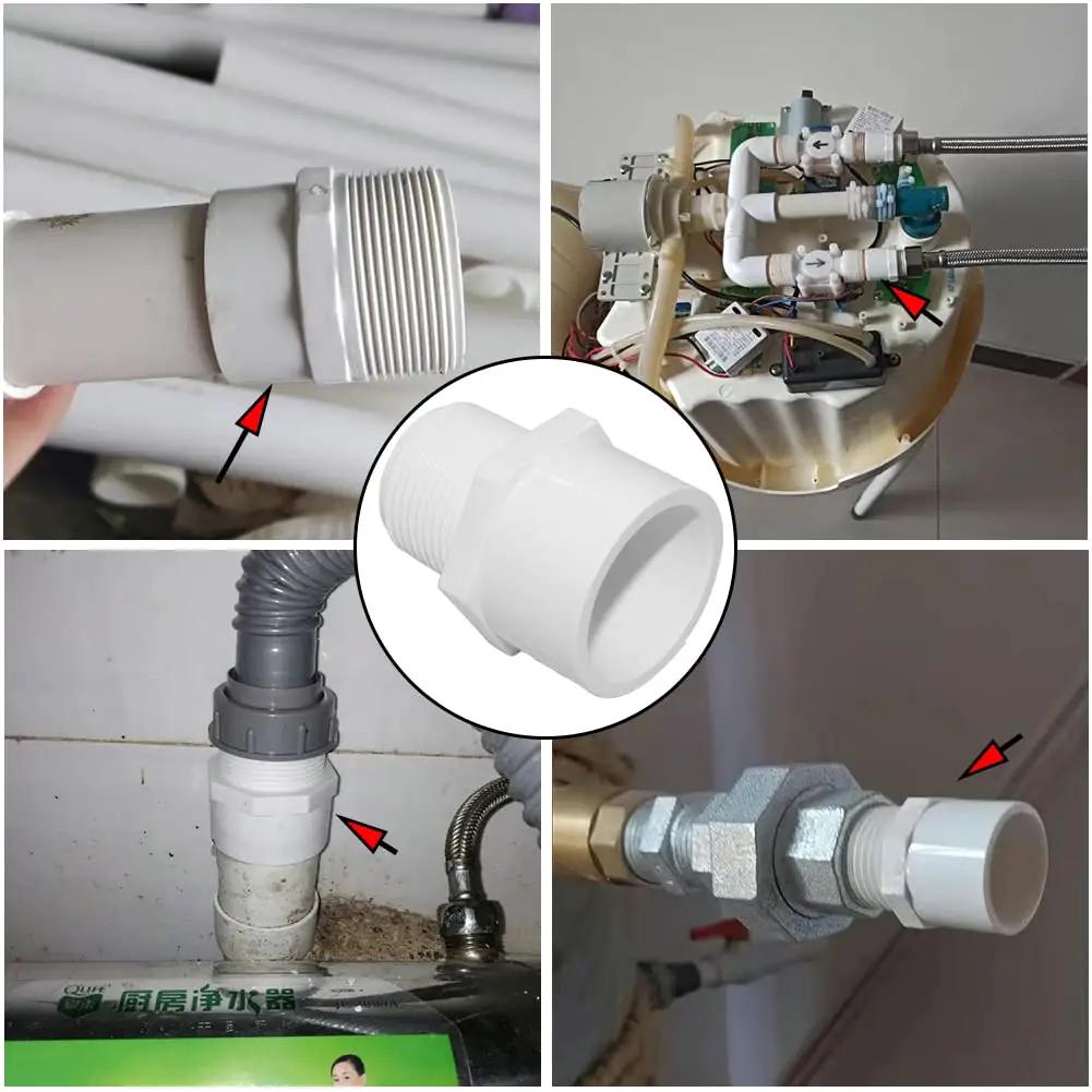 One Half Inch PVC Adapter Union Coupling for DIY
