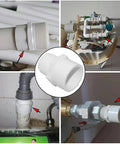 3/4 Inch PVC Pipe Fitting Adapter Connector Union Coupling Schedule 40 Slip Socket To NPT Male Thread Pack Of 10 in use