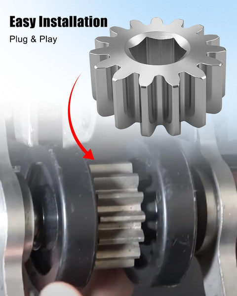 15 Tooth Spur Gear For RV Slide Out Systems 10 DP 20 PA Replace 700612 installed easy plug and play