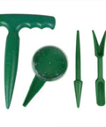 Pistol Grip Dibber Set Grab And Go For Planting And Transplanting, Seed Sowing Dispenser, Seedling Dibber And Weeder Tool