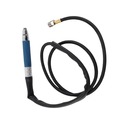 Pencil Die Grinder Air Tool Hits Hard With 70000 RPM And Adjustable Settings For quick engraving, featuring a compact design with a flexible hose.