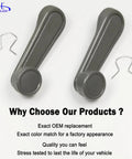 Interior Window Crank Handle Textured Gray Compatible With Toyota Vehicles Including 1973 To 2017 Tundra Yaris Matrix