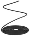 Heavy Duty Rubber Caulk Saver Strip For Concrete Joints Built Nails Tough Hella Flexible Black weatherproof roll coiled.