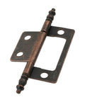 Heavy Duty Rotating Concealed Hinges 2 Pack With Screws For Furniture Cupboard And Cabinet Doors, 83x24mm multi-hole mount