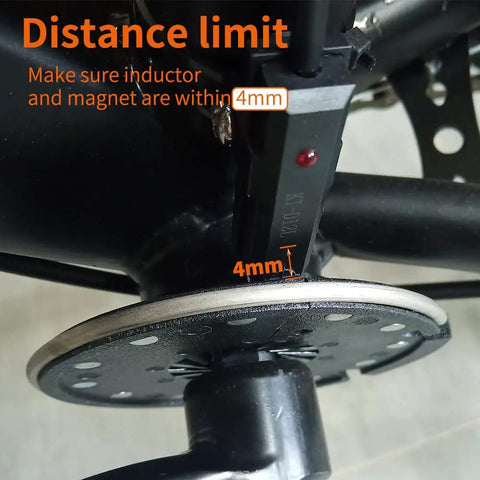 D12 Bike Magnets Pedal Assist Sensor For Ebike Left Crank No Fuss Install PAS Sensor With Dual Hall Sensors Waterproof Plug Option SM Plug Compatible Today