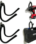 Heavy Duty 2 Pack Power Tool Organizer Wall Mount Hangers Drill Holder Storage Rack for Garage Workshop Shed Organization