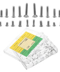 Top Shelf Watch Repair Screws Set Including Ten Precision Stainless Steel Micro Screws Flat Head Build in organized box for easy use.