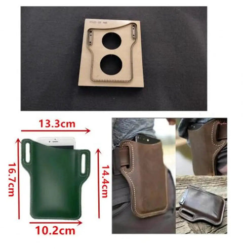 Leather Die Cutter Kit With Japan Steel Blade Leather Knife Mold For DIY Wallets Purses Pouches Bags Wood Dies 1 Set