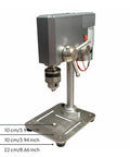 Fenteer Mini Drill Press Desktop Bench Machine With Adjustable 0.6mm To 6mm Chuck Capacity for precision holes, compact design.
