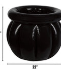 Inflatable Cauldron Cooler For Parties And Halloween Black Beverage Cooler Holds 48 Cans With Ice Spooky Decor