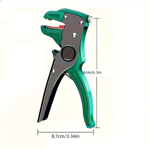 Pro Grade Wire Stripper And Cutter 2 In 1 Automatic Adjustable Electric Stripping Tool with durable duckbill pliers