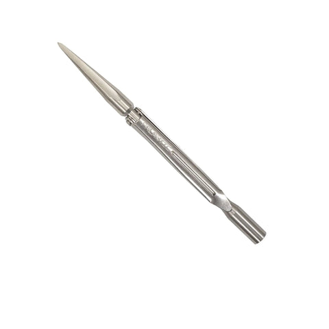 7mm Tricuspid Spearfishing Speartip 6 Inch Stainless Steel Tip Built Tough Anti Corrosion Replacement For Winter Spearfishing Ice Fishing Cold Water Hunting And Underwater Adventures close-up