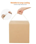 Beefy Packing Tape For Moving And Shipping Clear 2 Inch By 60 Yards 2.7 Mil Thickness Heavy Duty Adhesive holding a box
