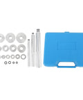 17 Piece Bearing Press Kit With Aluminum Alloy Universal Bearing Race And Seal Driver Includes 14 Double Sided Adapters displayed