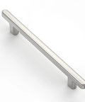 Brushed satin nickel cabinet pull with bar style, 5 inch center, from 10 Pack Brushed Satin Nickel Cabinet Pulls Bar Style 5 Inch 128mm Hole Centers Modern Kitchen Cabinet Handles For Cabinets Drawers Closets Wardrobes And Furniture.