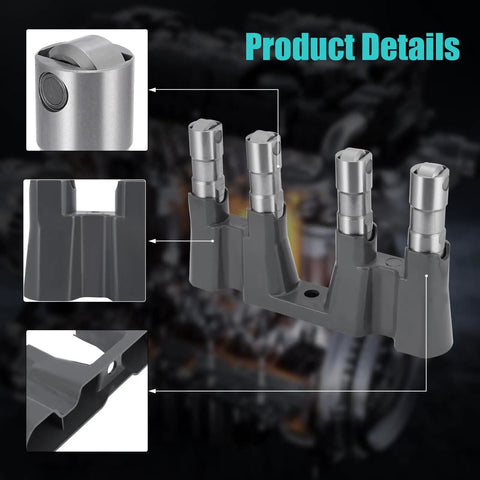 16 Piece Hydraulic Valve Lifter Set For LS1 LS2 LS3 LS6 LS7 LS9 LSX Engines Fits Camaro Corvette Silverado Cadillac Escalade GMC Pontiac 4.8L 5.3L 5.7L 6.0L 6.2L 1999 To 2013